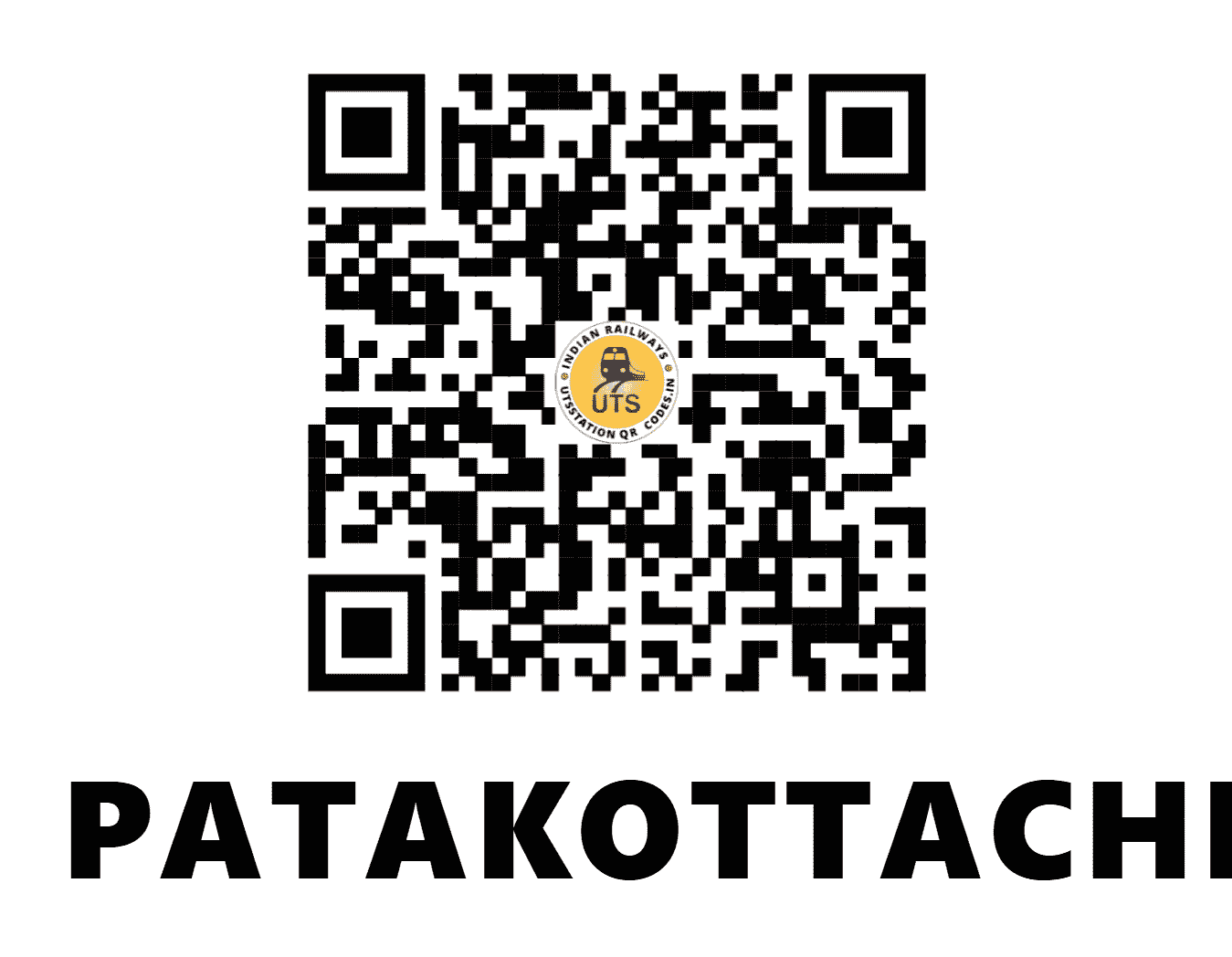 UTS QR Code for PATAKOTTACHERUVU - PLU - SC (ANDHRA PRADESH)